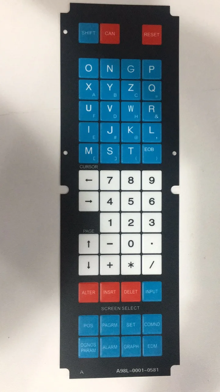 for  FANUC system button panel film  A98L-0001-0581