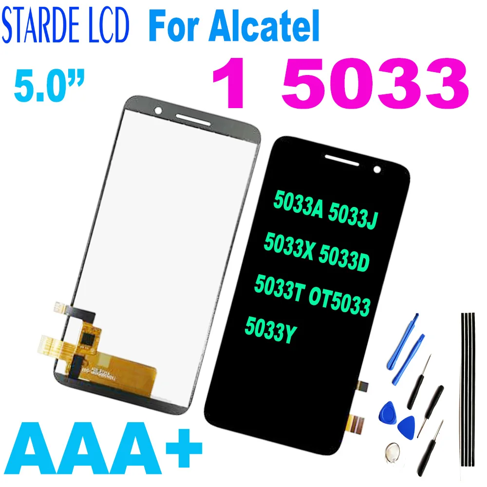 5.0’’ For Alcatel 1 5033 5033A 5033J 5033X 5033D 5033T 5033Y LCD Display Touch Screen Digitizer Assembly