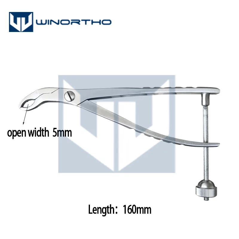 

Fragment Forceps - Small Serrated Jaws Bone Holding Reduction Forceps veterinary Orthopedic instruments