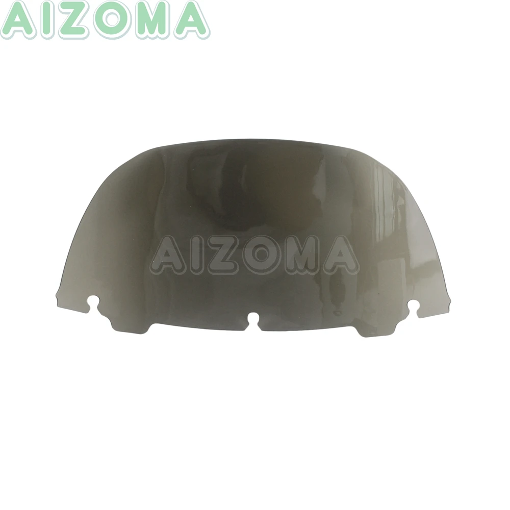 Smoke Batwing Fairing Windscreen 10\'\' Slotted Windshield For Harley Touring Street Electra Glide  CVO Tri Glide Ultra Classic