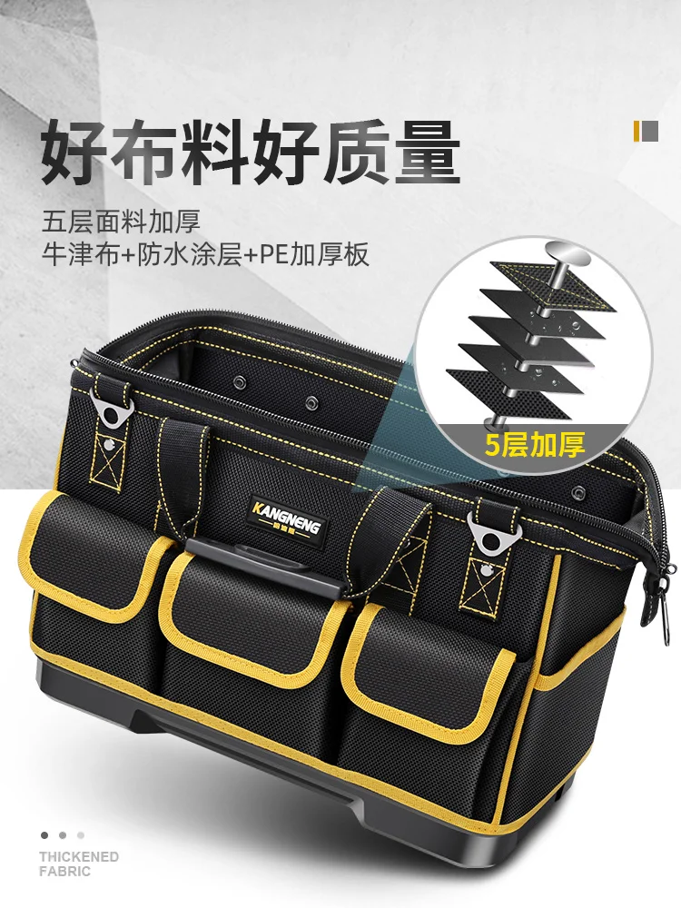 Borsa portautensili da viaggio in tela borsa porta attrezzi da arrampicata di grande capacità borsa porta attrezzi da campeggio portatile all'aperto BD50TB