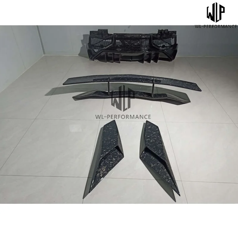 High Quality Forging Mess Front Rear Bumper Rear Spoiler Hood Car Body Kit for Lamborghini Aventador Lp700 Lp720 Lp750 11-19