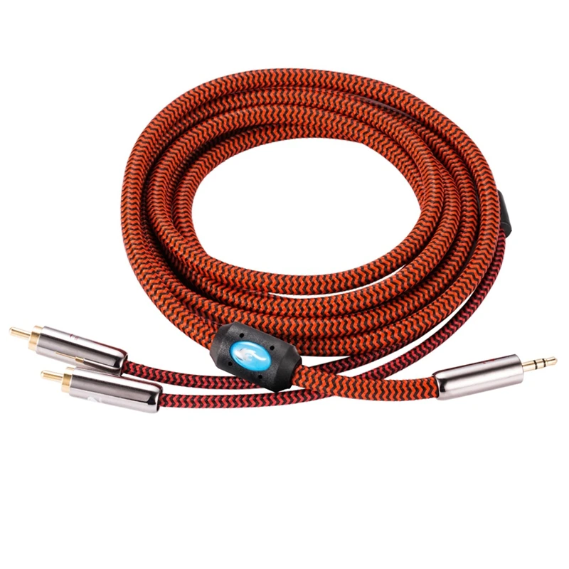 Premium Audio Cable Mini Jack 3.5mm to Dual RCA for Car AUX PC AMP Headphone 3.5 to 2 RCA OFC Speaker Cable 1M 2M 3M 5M 8M 10M