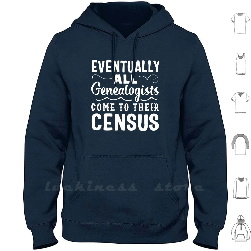 Genealogy Hoodie 6xl Cotton Big Size Genealogy Census Interest Hobby