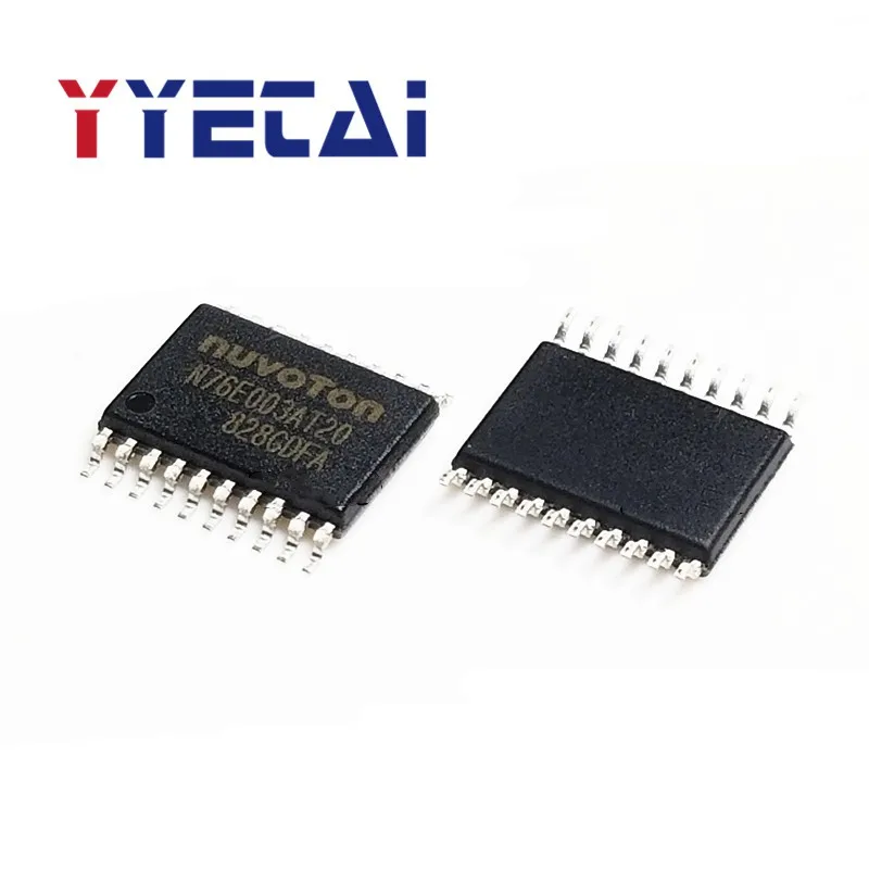 TAI 5PCS N76E003AT20 MCU Replaces STM8S003F3P6 pin-to-pin compatible