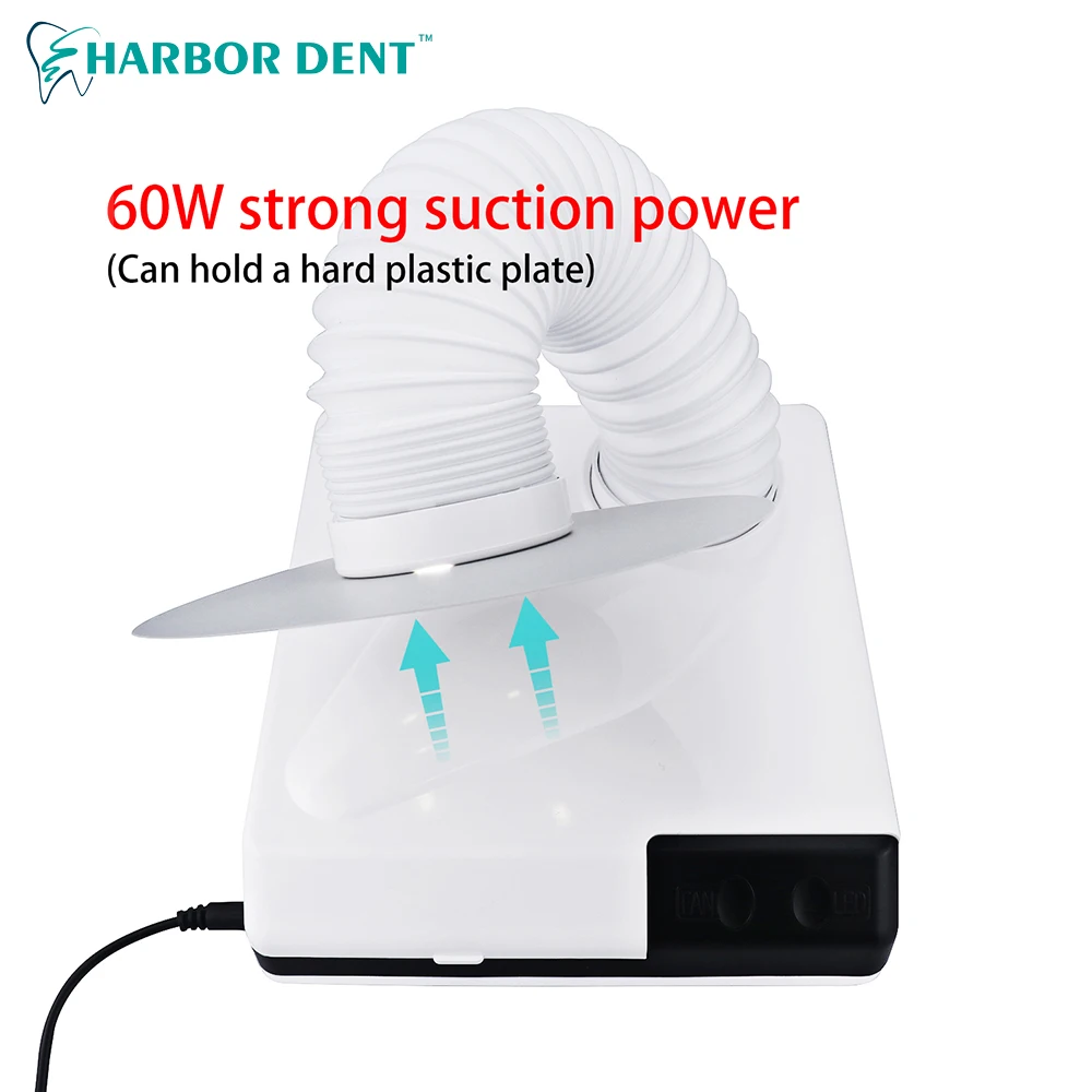 

60W Dust Collector Extractor Dental Vacuum Cleaner Lab Equipment Dust Suction Machine for Polishing Powerful Fan