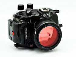 40M/130ft Diving Camera Underwater Housing case /Waterproof Shell Case For Nikon J5 (20mm) (10-30mm) Lens