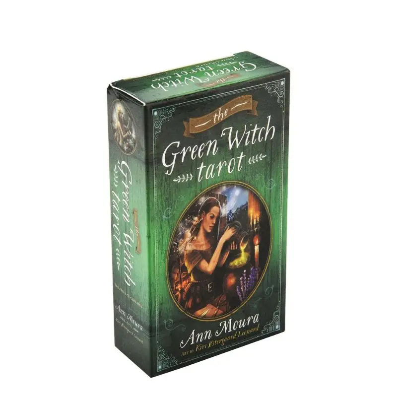 78pcs The Green Witch Tarot Cards Deck Party Board Game Oracle Playing Card