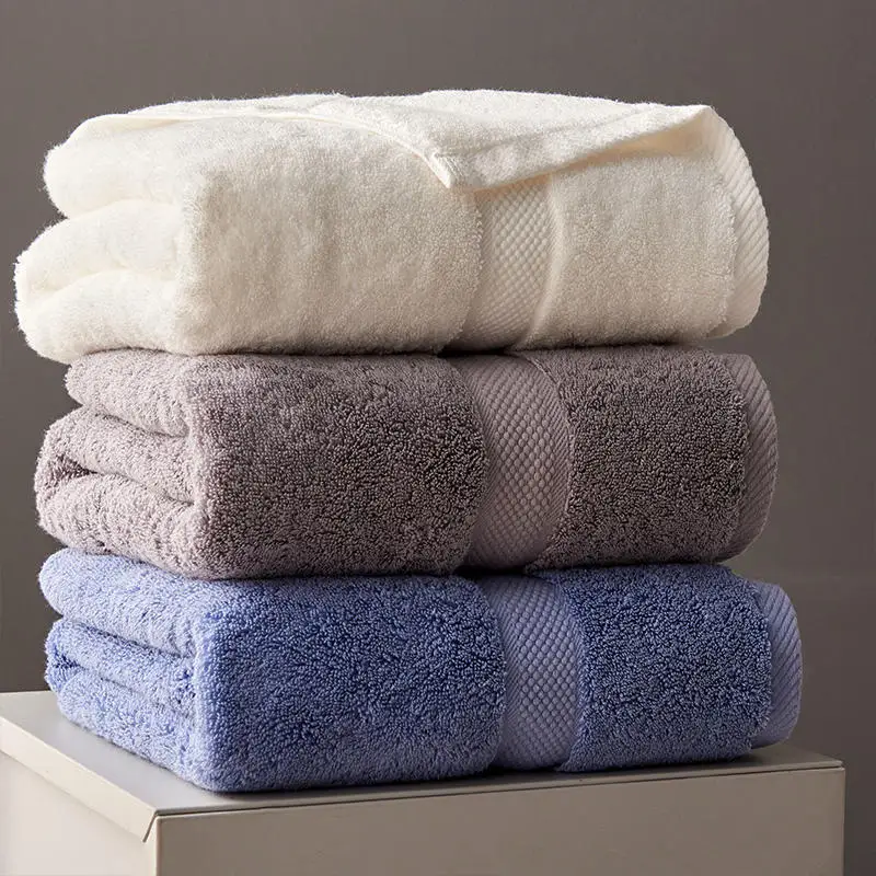 Egyptian Cotton 800g Highly Quality Bath Towel 5 Star Hotel Family Bathroom High-End Soft Bath Towel 80X160cm