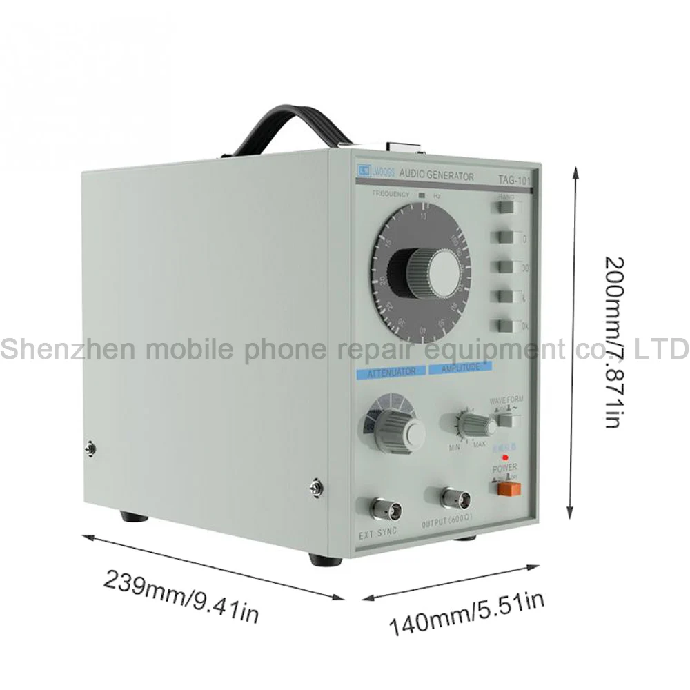 Imagem -03 - Gerador de Sinal de Alta Precisão Etiqueta101 Gerador de Áudio Digital de Baixa Frequência Função de Medição 10hz-1mhz