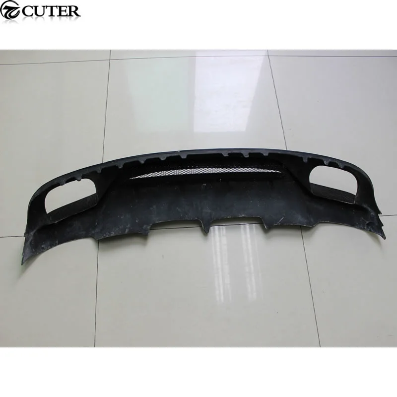 A4 B8 Abt Style Carbon Fiber Rear Bumper Lip Diffuser for Audi A4 B8 Standard Car Body Kit 09-12