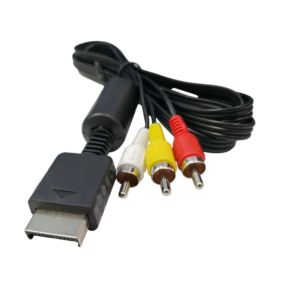 Cable AV de Audio y vídeo compuesto, Cable de cobre RCA para PS2RGB, PS2AV Multi, para Sony Playstation 1, 2, 3, PS1, PS2 y PS3