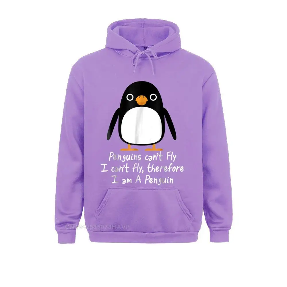 Funny Penguin Anime Hoodie Cool I Can\'t Fly Love Punk Funny Sweatshirts Men Labor Day Hoodies Anime Sweater Kawaii New