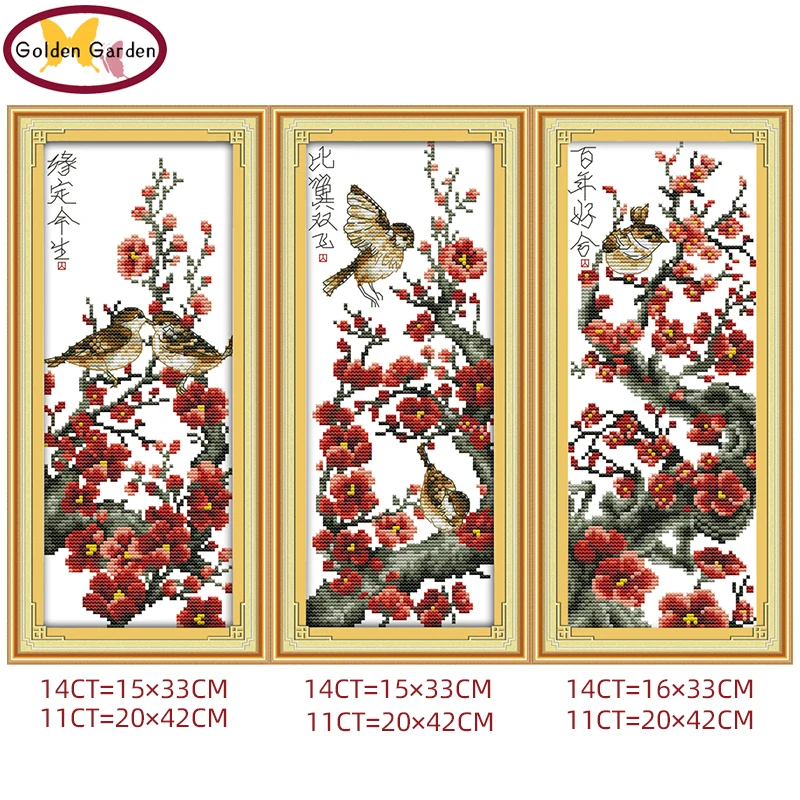 GG The Love of This Life Joy Sunday Cross Stitch Needle Craft Counted Stamped Canvas Chinese Cross Stitch Wedding for Home Decor