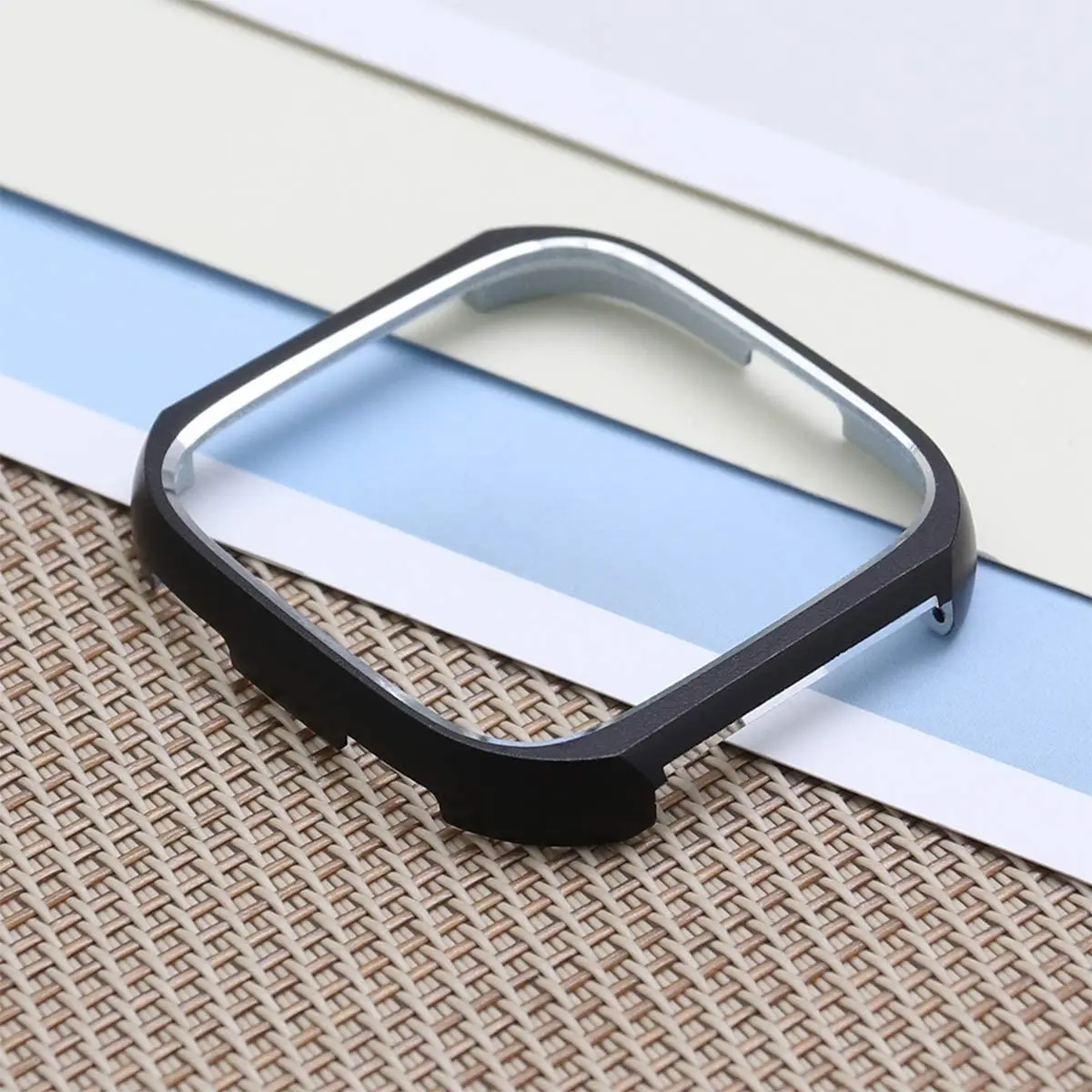 High Quality Metal Case Protective Case for Fitbit Versa Cover Screen Protector Full Protective Shell For Versa Accessorie