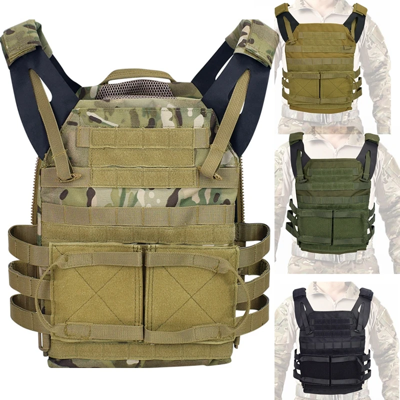 

2.0 JPC Vest Tactical JPC MOLLE Vest Quick Release Airsoft Paintball Hunting Protective Equipment Vest for Men Women