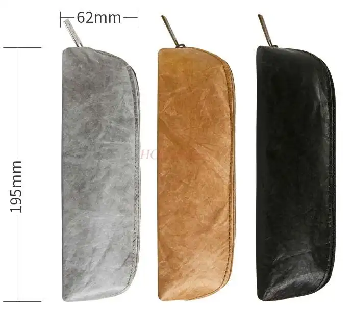 Washable storage bag, large capacity DuPont paper pencil bag, student stationery bag, pencil case