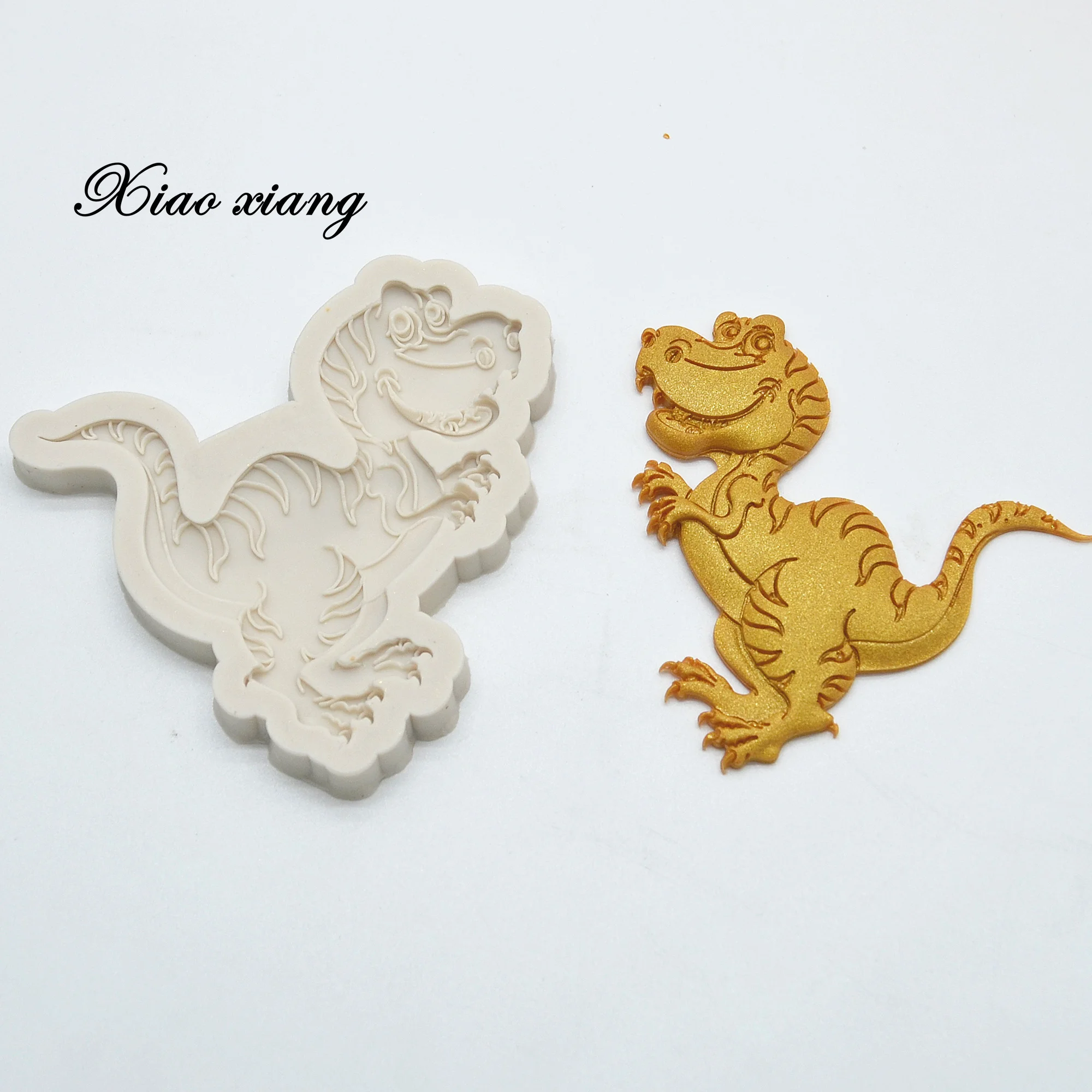 3D Dinosaur Silicone Cake Molds For Baking Animals Chocolate Baby Birthday Cupcake Fondant Cake Decorating Tools Cookie Moulds