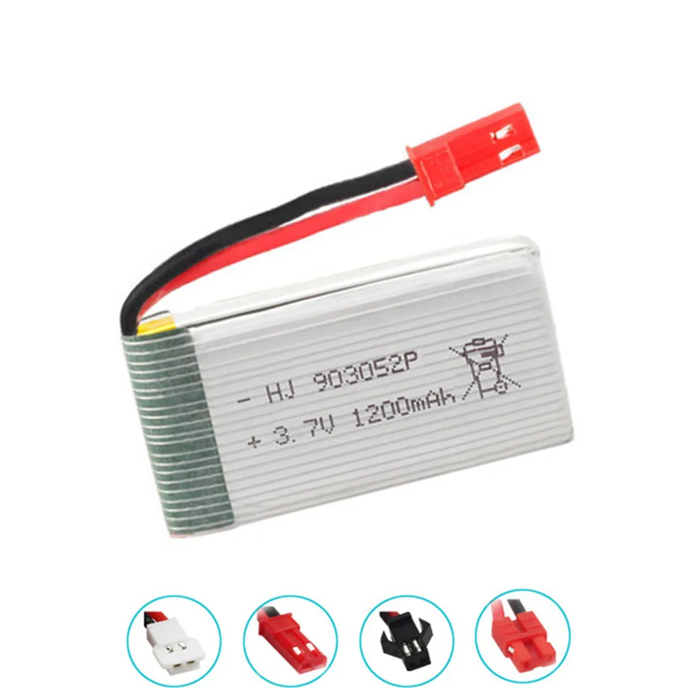 3.7V 1200mah lipo Battery +5 in 1 charger for HQ859B HQ898B H11D H11C T64 T04 T05 F28 F29 T56 T57 Drone 903052 battery