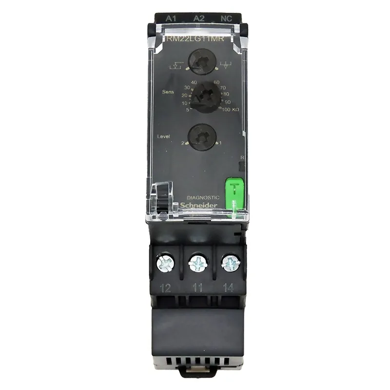 Relé Modular 24240vac dc 1c o da Medida da Monitoração de Nível Escala de Medição 5100kohm Rm22lg11mr