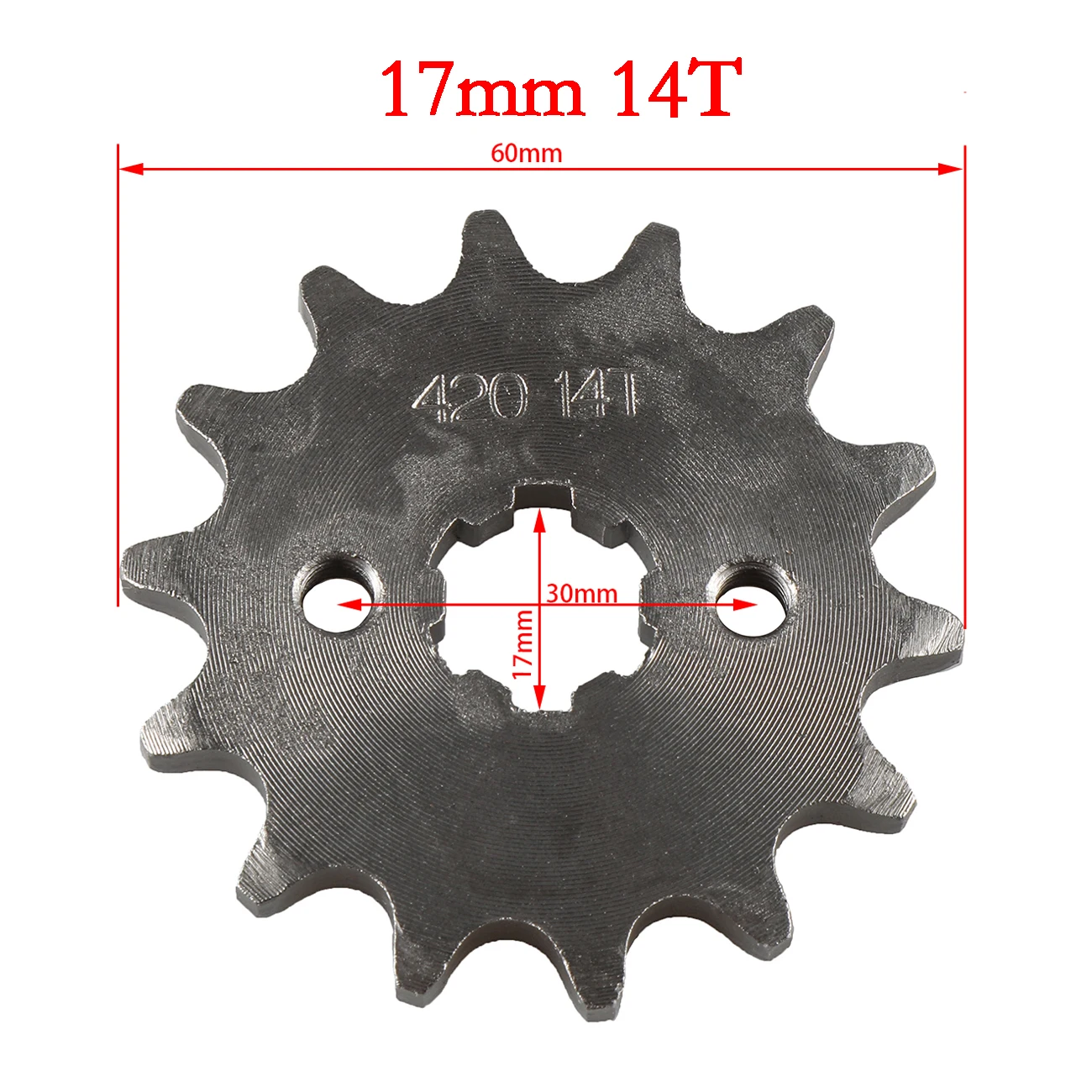 420 10T - 18T 17mm / 20mm Front Chain Sprocket Gear For Pit Dirt Bike ATV Lifan Loncin Jialing Zongshen Motorcycle