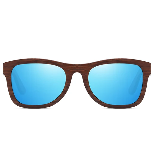 Imagen 2 del producto GM Retro madera de bambú gafas de sol polarizadas mujeres hombres marca diseñador gafas de sol gafas deportivas gafas de sol caja de cartón 1610