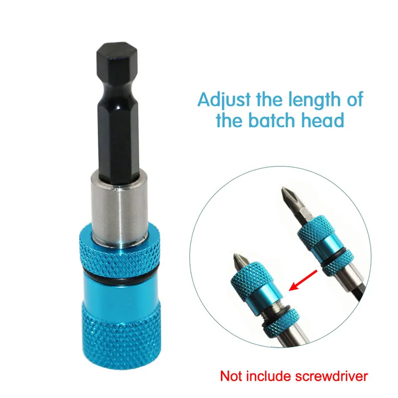 1/4Inch Quick Release Magnetic Drill Screw Hex Shank Drywall Screw Bit Holder Handle Screwdriver Bit Long Extention Holder tools