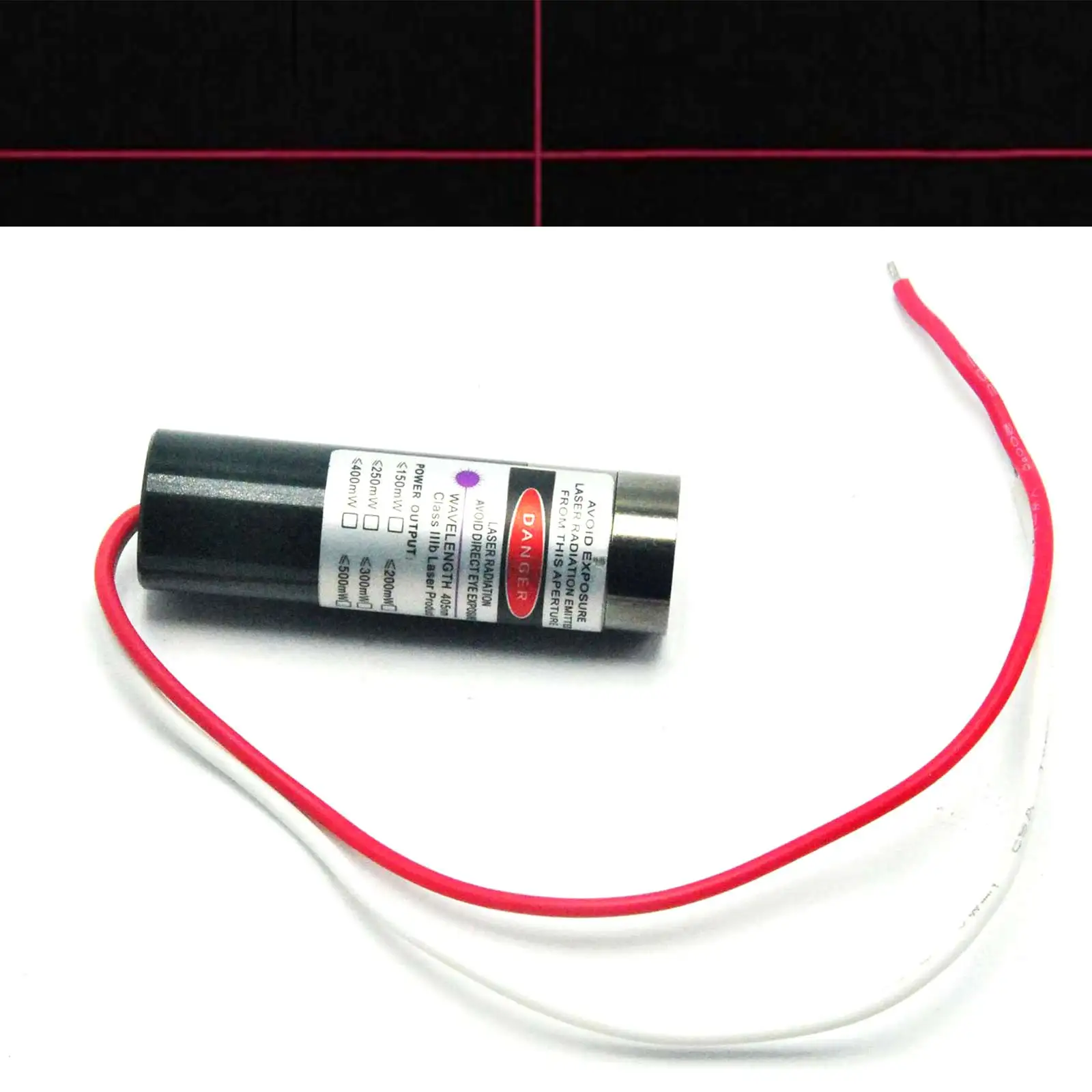 Imagem -06 - Módulo Vermelho Focusável do Diodo Laser Ponto Linha Forma Transversal 650nm 13x42 mm 35v 50mw