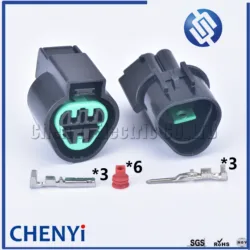 3 Pin/way male or female Waterproof Electrical Wire Auto Connector Plug PB621-03020 PB625-03027 Headlight sensor for Hyundai Kia