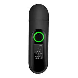 5pcs/pack Digital Breath Alcohol Tester Analyzer Breathalyser Non-Contact Blowing Type C Phone Charge Breathalyzer JCW-008-Black