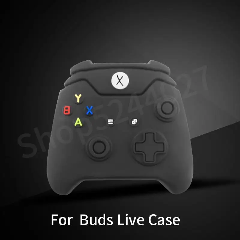 Silicone Xbox Game Earphone Case for Samsung Galaxy Buds Live Wireless Headset Shockproof Soft Protective Headphone Cover Shell