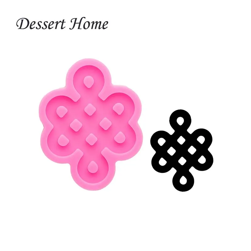 DY1004 Bright Tassel Knot Keychain Molds, Silicone Resin Art Diy Mold, Epoxy Mould, Supplies for Jewelry, Polymer Clay