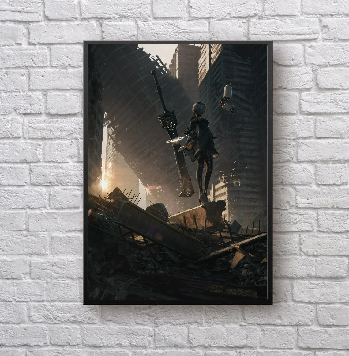 Nier Automata Video Game Canvas Poster Home Wall Painting Decoration (No Frame)