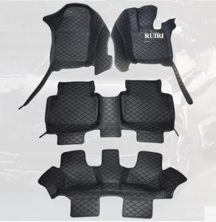 

High quality! Custom special car floor mats for Right hand drive Hyundai Santa fe 7 seats 2021-2019 waterproof durable carpets