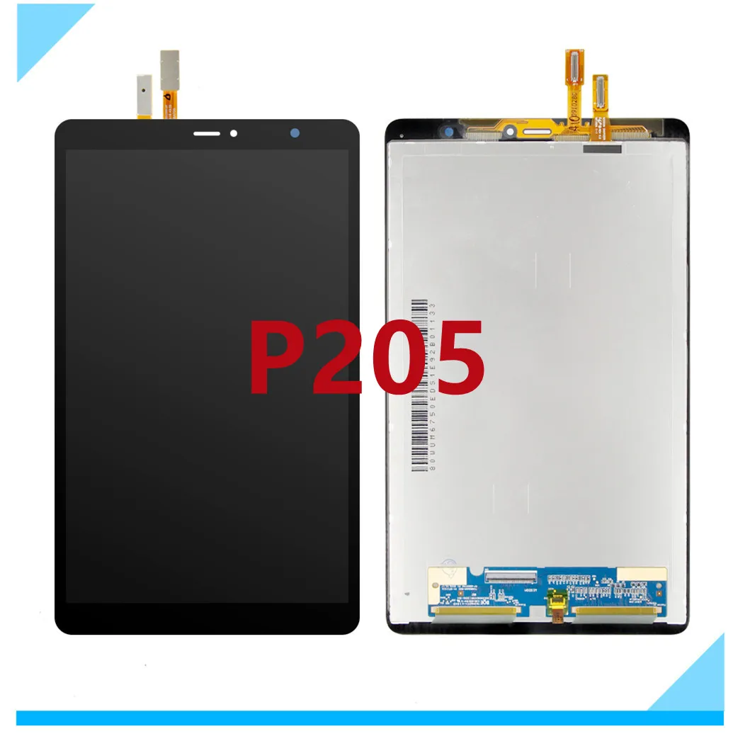 

8'' new For Samsung Tab A 8.0 2019 SM-P200 SM-P205 P200 P205 LCD Display Monitor Touch Screen Digitizer Panel Glass Assembly