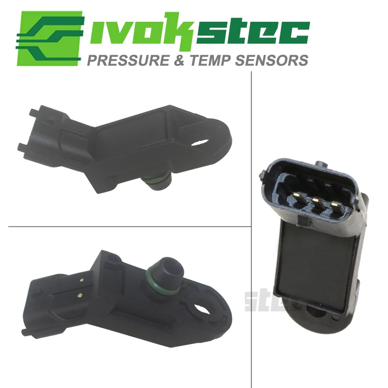 MAP Sensor Boost Pressure For Opel Agila Combo Meriva Corsa Tigra Vivaro Lancia Delta Lybra Thesis Musa Ypsilon 6235631 1235083