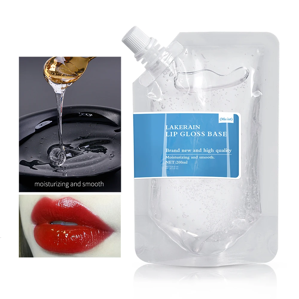 25/50ml DIY lápiz labial materia prima hidratante mate transparente brillo de labios Base Gel aceite Gel antiadherente brillo de labios