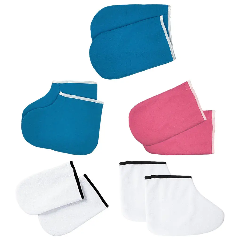 Parafin Wax SPA Sarung Tangan Kaki Sarung Tangan Booties Nyaman Katun Lilin Perawatan Panas