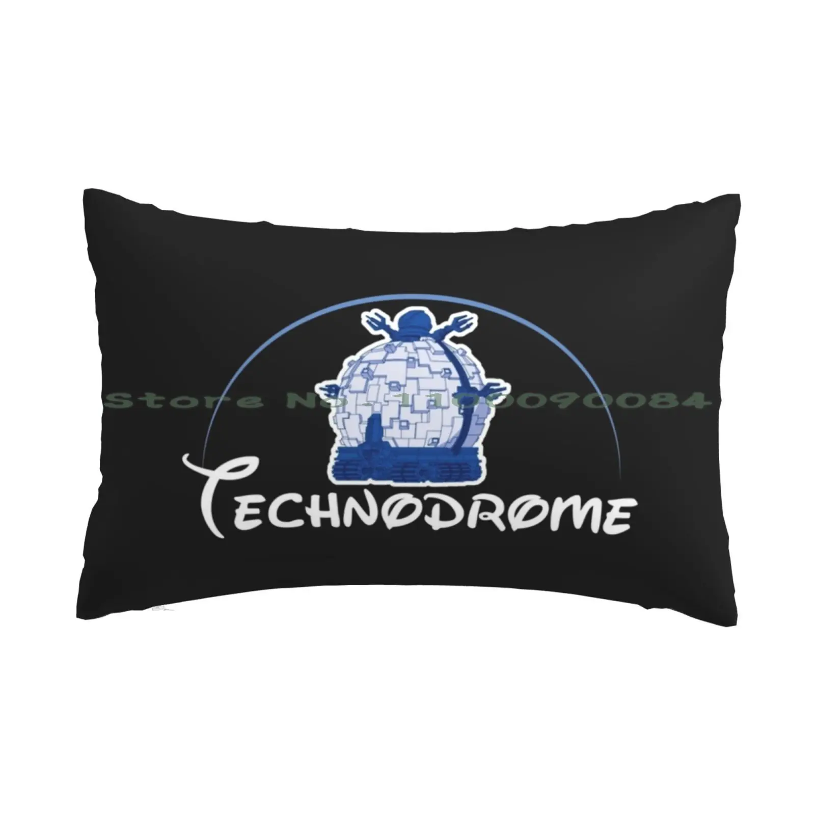 Technodrome Pillow Case 20x30 50*75 Sofa Bedroom Reggaeón Jbalvin J Balvin Vibras Amenchallenge Jesse Baez C Tangana Fácil Dios