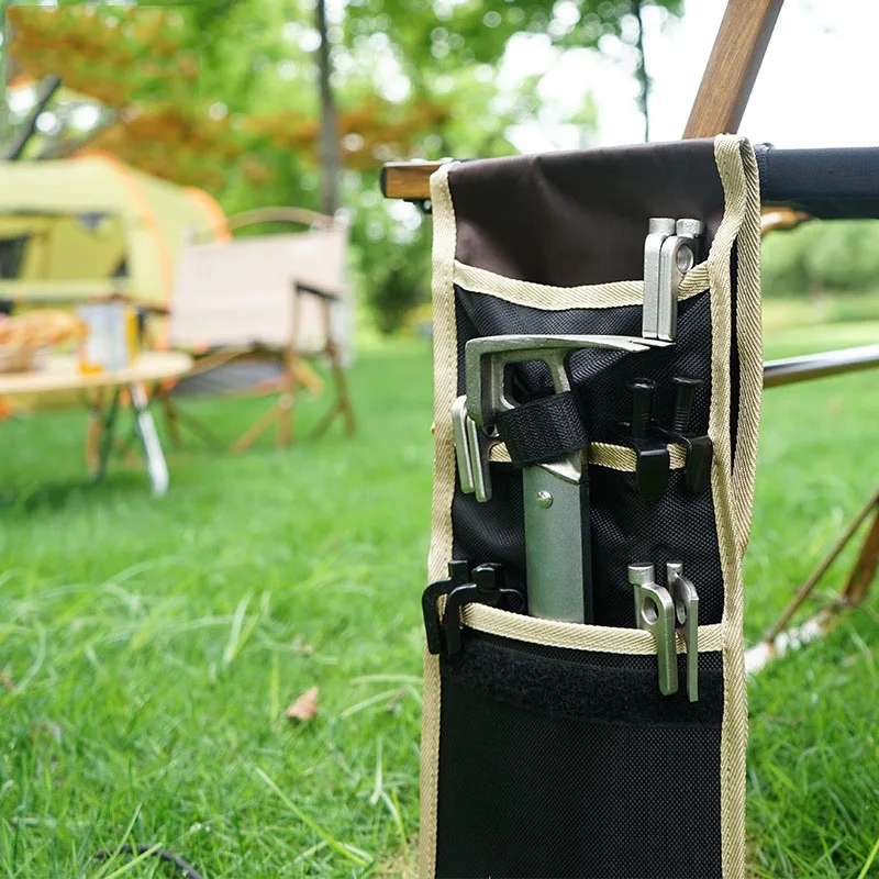 

Outdoor camping nail bag tent nail hammer tool bag camping accessories storage bag camp nail bag sundries bag