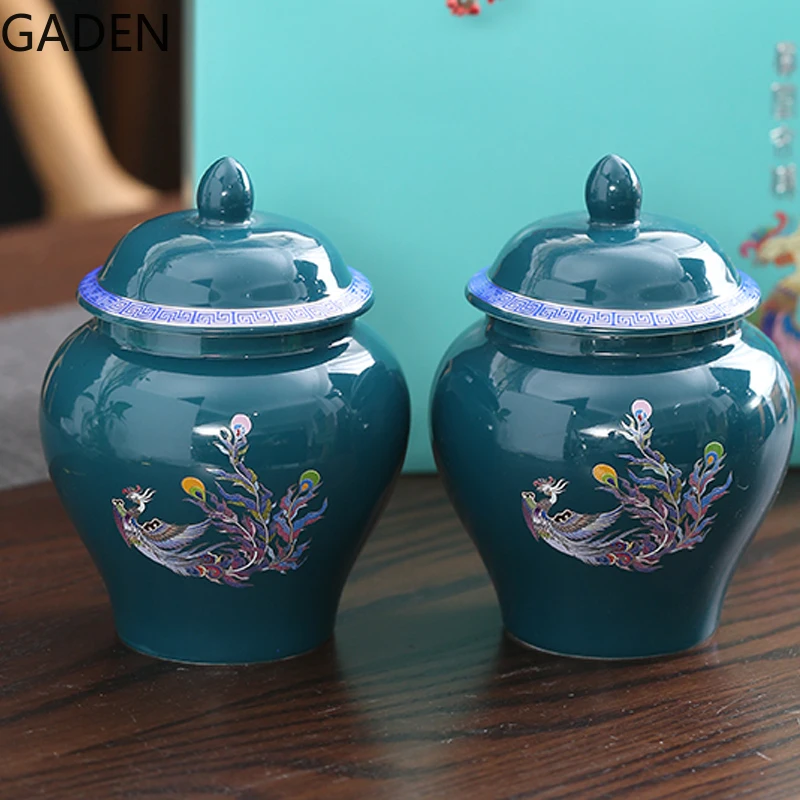 

Керамическая чайная корзина, красная и искусственная коробка для чая, керамический контейнер, ручная работа, украшение для дома, банка для хранения, украшение для гостиной и рабочего стола