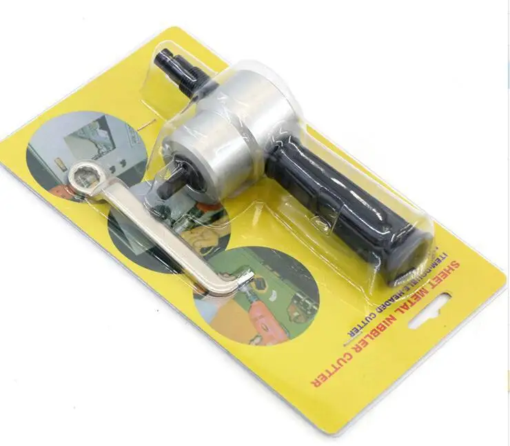 Grignoter En Metal De Coupe Double Tete Feuille GrignoteuseVu Cutter Outil De ForageFixation LibreOutil DeCoupe Grignoteuse