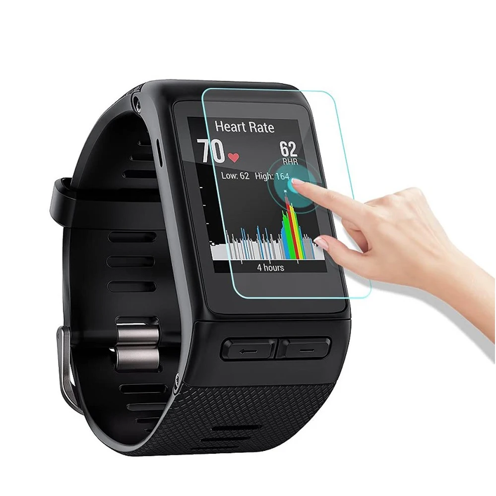 2 шт., защитная пленка из закаленного стекла 9H для Garmin Vivoactive HR, HD-защитная пленка для экрана, устойчивая к царапинам