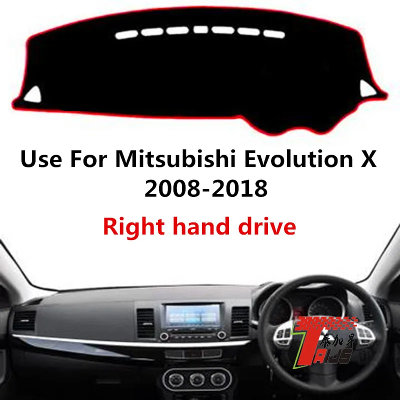 

TAIJS Factory Simple Sport Polyester Fibre Car Dashboard Cover For Mitsubishi Evolution X0809101112131415161718 Right Hand drive