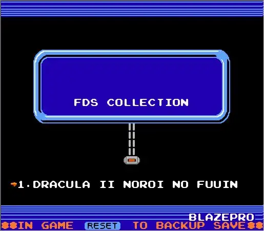 Dracula II Japanese(FDS Emulated) Game Cartridge for FC Console