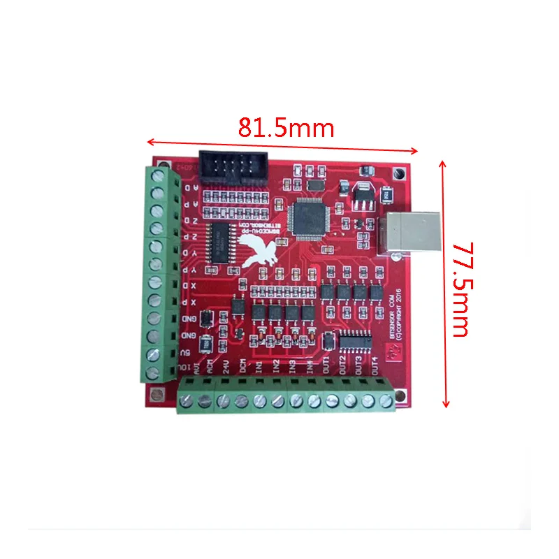 طقم CNC بطاقة التحكم في الحركة mach3 الحمراء + طقم مقبض التحكم بطاقة التحكم في محرك المحرك آلة الحفر وحدة تحكم CNC ذاتية الصنع