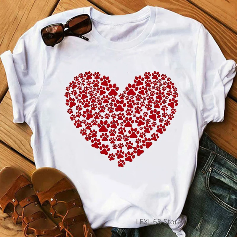 Flower Camera Print T-Shirt Women Vintage T Shirt Autumn Winter Basic Tshirt Femme White Short Sleeve O-Neck Casual Tops Tees