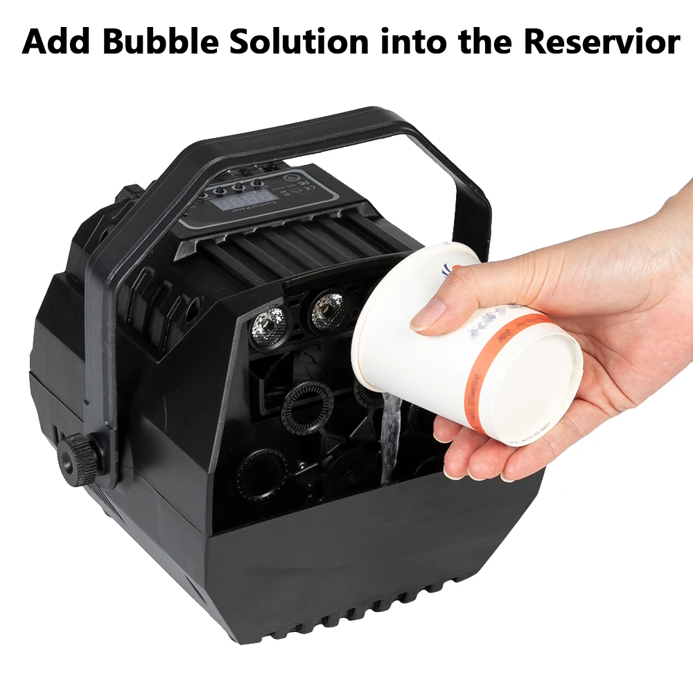RGB LED Stage Effect automatico Mini Bubble Machine Bubble Blow Maker regali per bambini ragazze ragazzi uso esterno per feste di compleanno al coperto