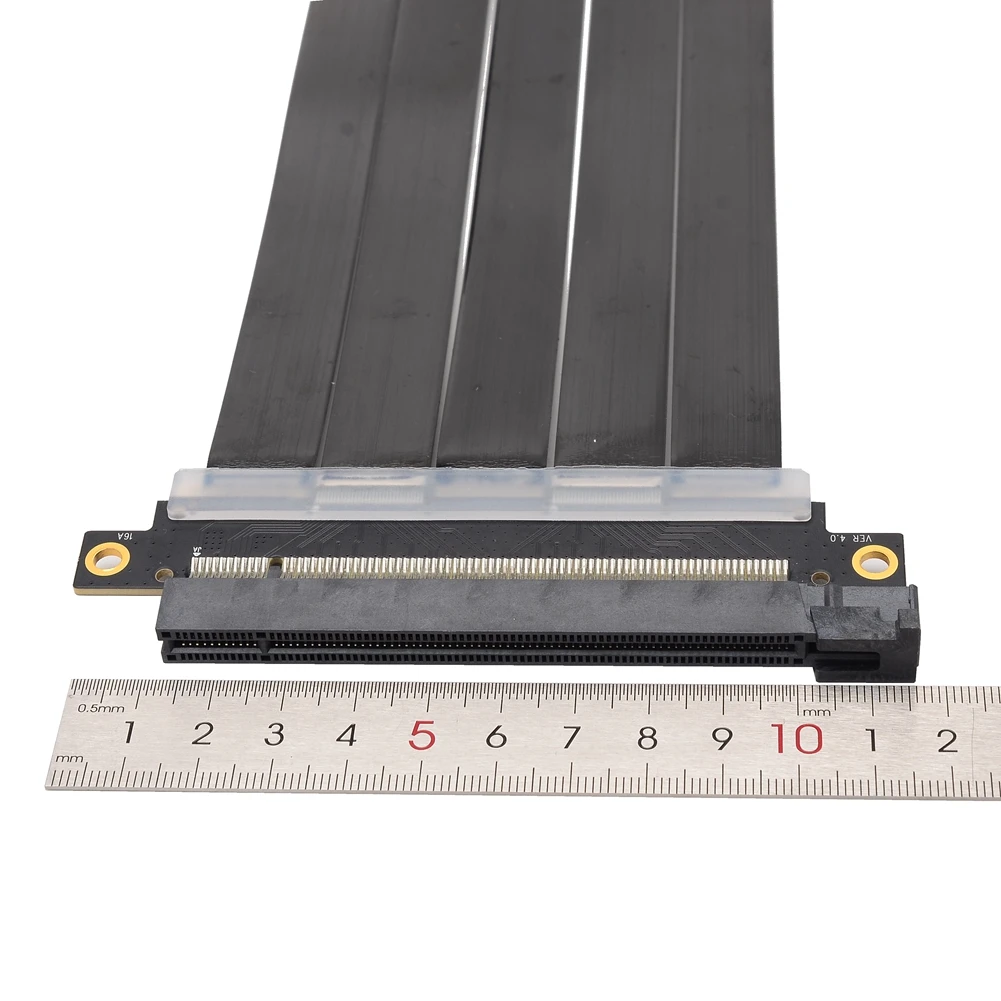 Cable de extensión de tarjeta gráfica PCIE 4,0 x16 a 16x Riser PCI-e ITX chasis recto 16GT \ S unidad libre no destructiva de velocidad completa
