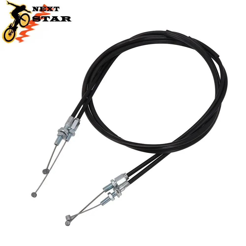 Motorbike FCR Throttle Pull Push Cable Line Wire For For Yamaha Honda KTM Suzuki Kawasaki YZ WR CRF KX RMZ SXF 250R 450R 250F